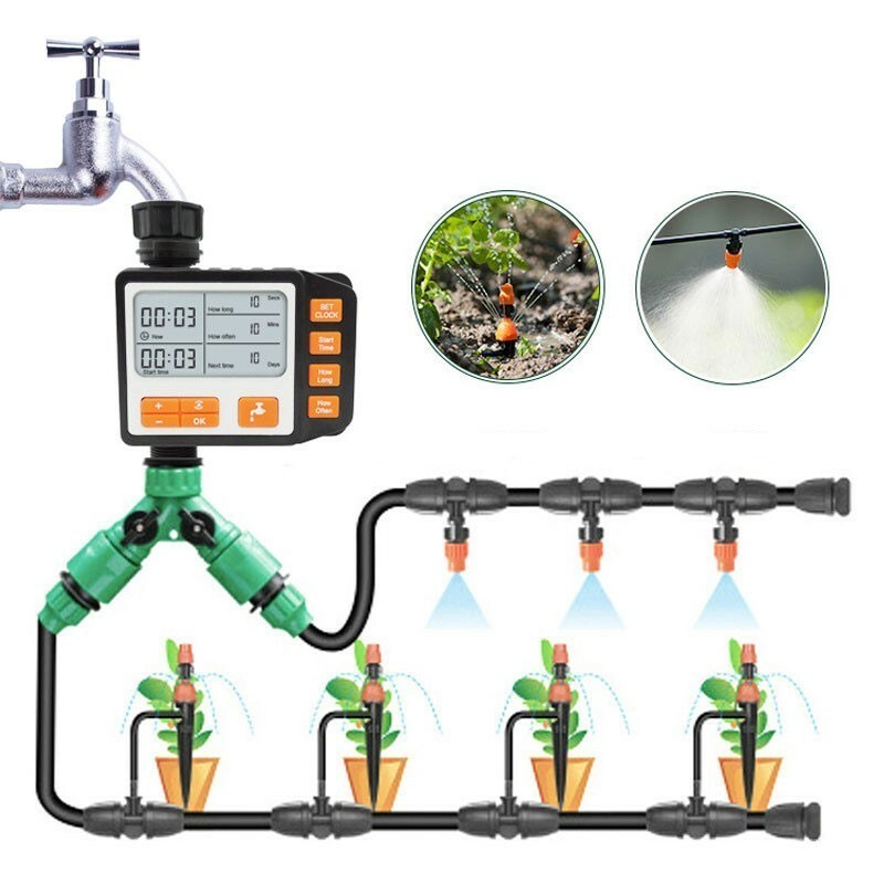 Garden Hose Timer Automatic Water Hose Timer LED SET CLOCK With Copper Connector
