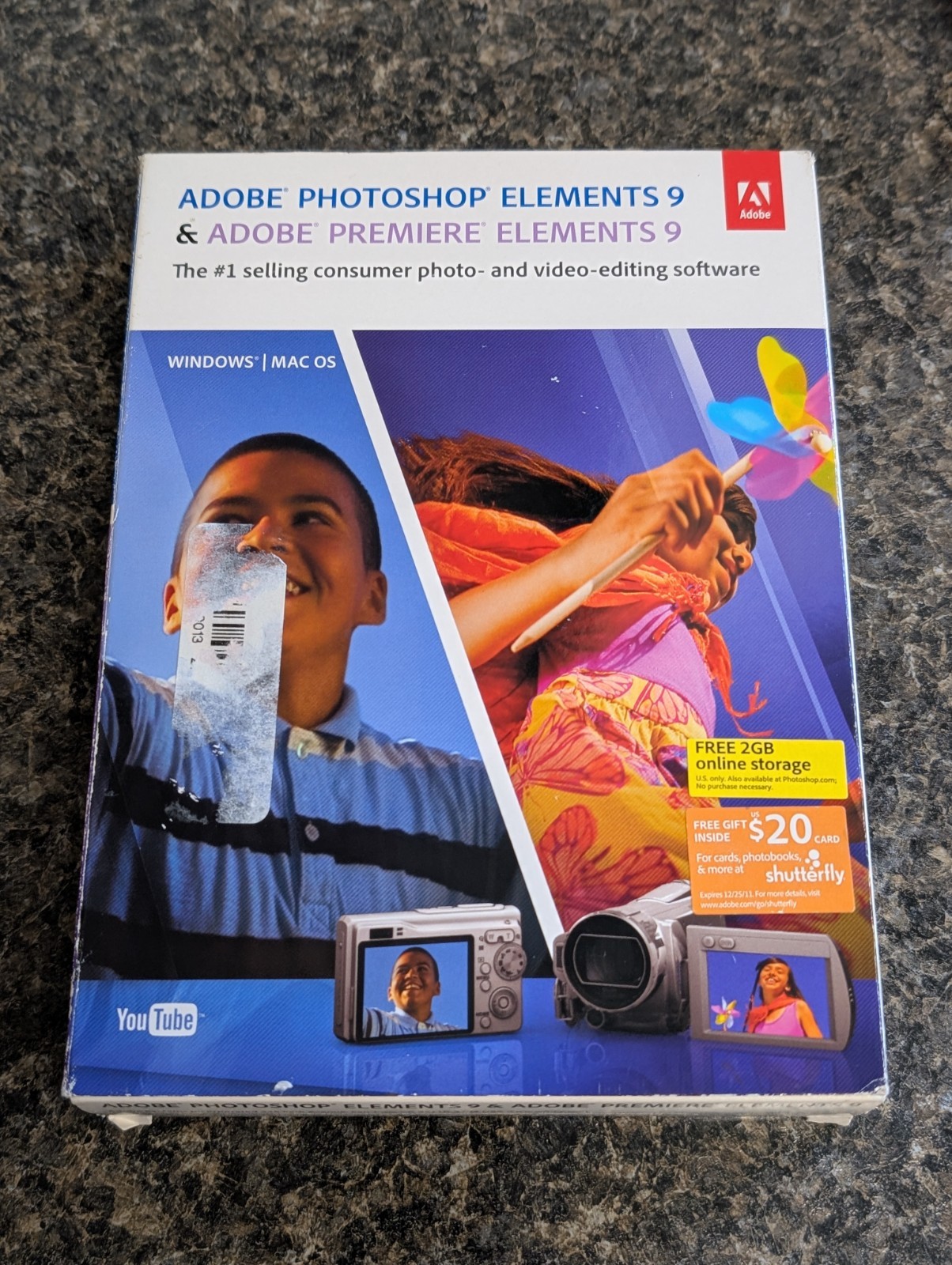 ADOBE PHOTOSHOP ELEMENTS 9 & PREMIER ELEMENTS 9 - OPEN BOX