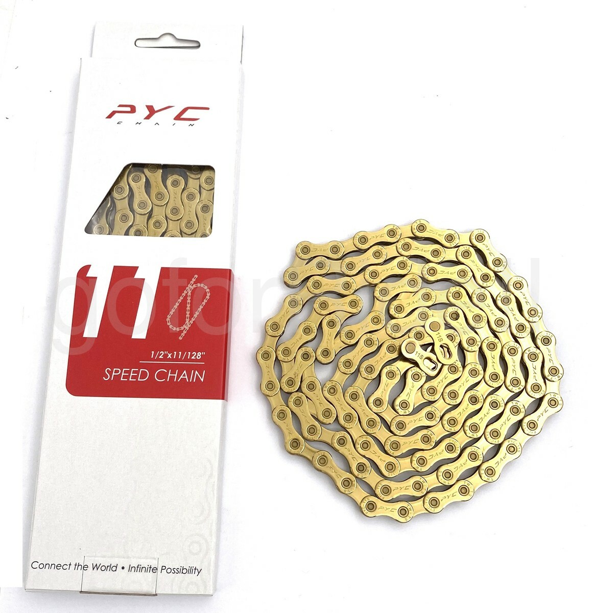 New PYC 11-Speed Ti Gold 1/2"X11/128" 116L Bike Chain X11EL for SHIMANO/SRAM