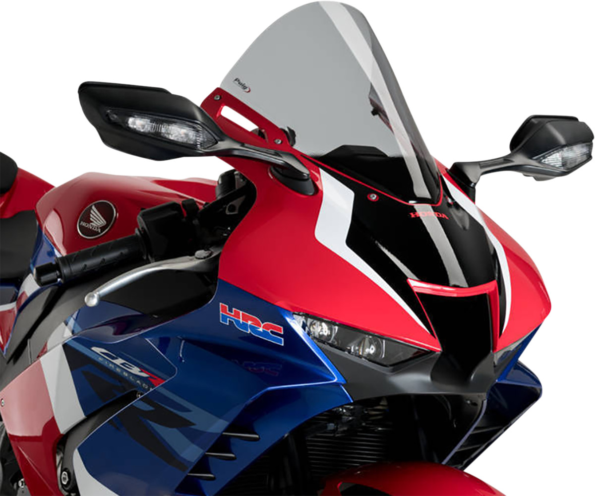 Puig 20314H Z-Racing Smoke Windscreen 2021-2025 Honda CBR1000RR-R Fireblade SP