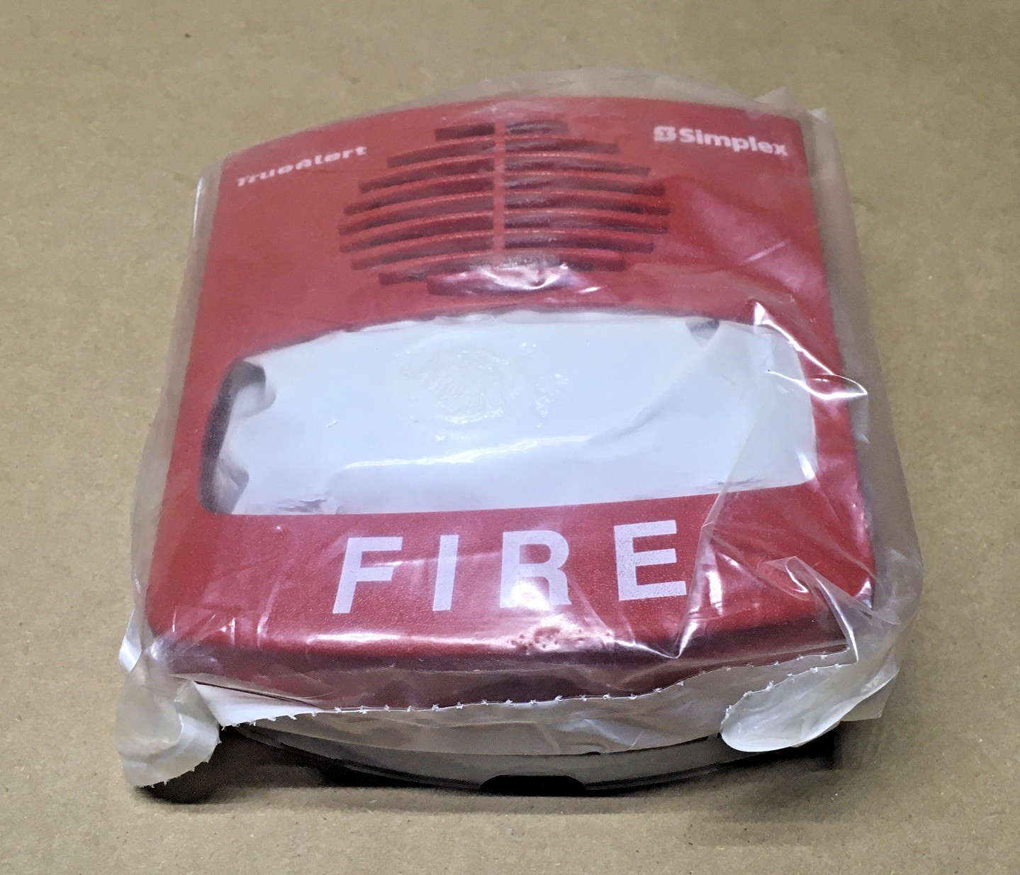 Simplex 4906-9127 Red Wall Horn Strobe Audio Visual Notification Appliance