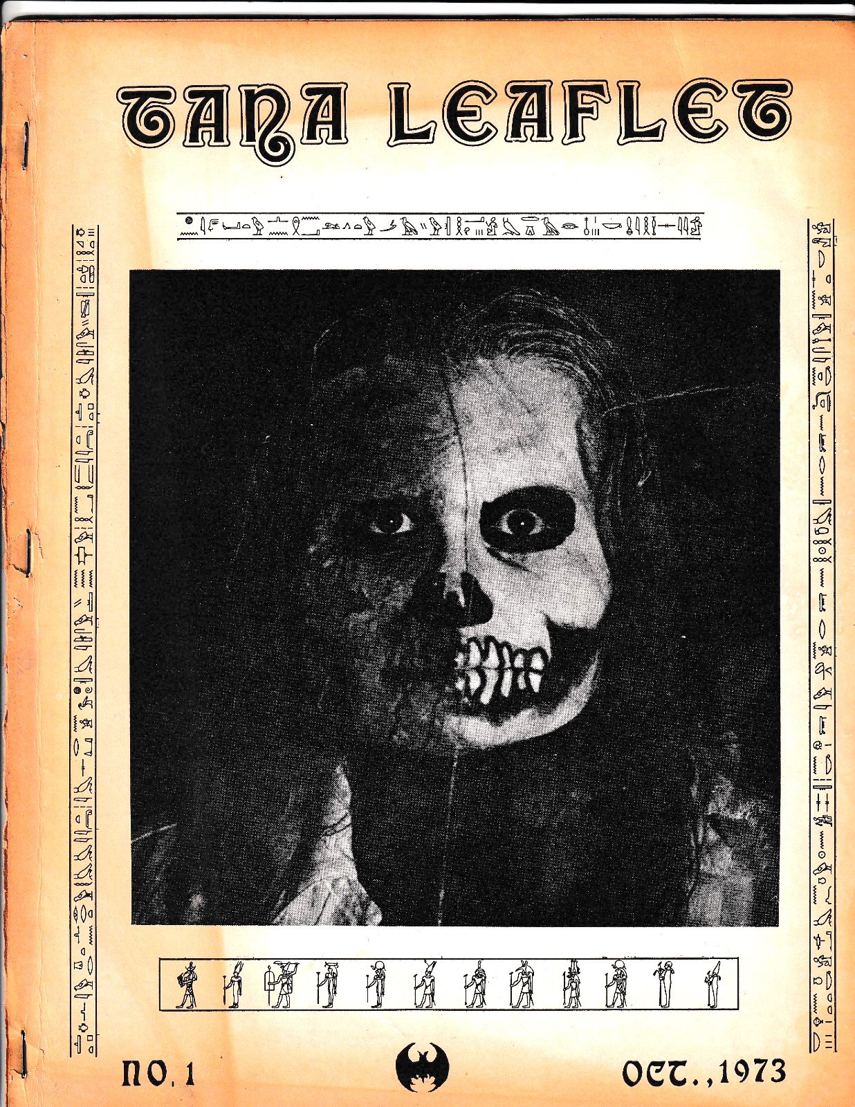 TANA LEAFLET #1 - 1973 horror fanzine - Fay Wray interview - Good condition only