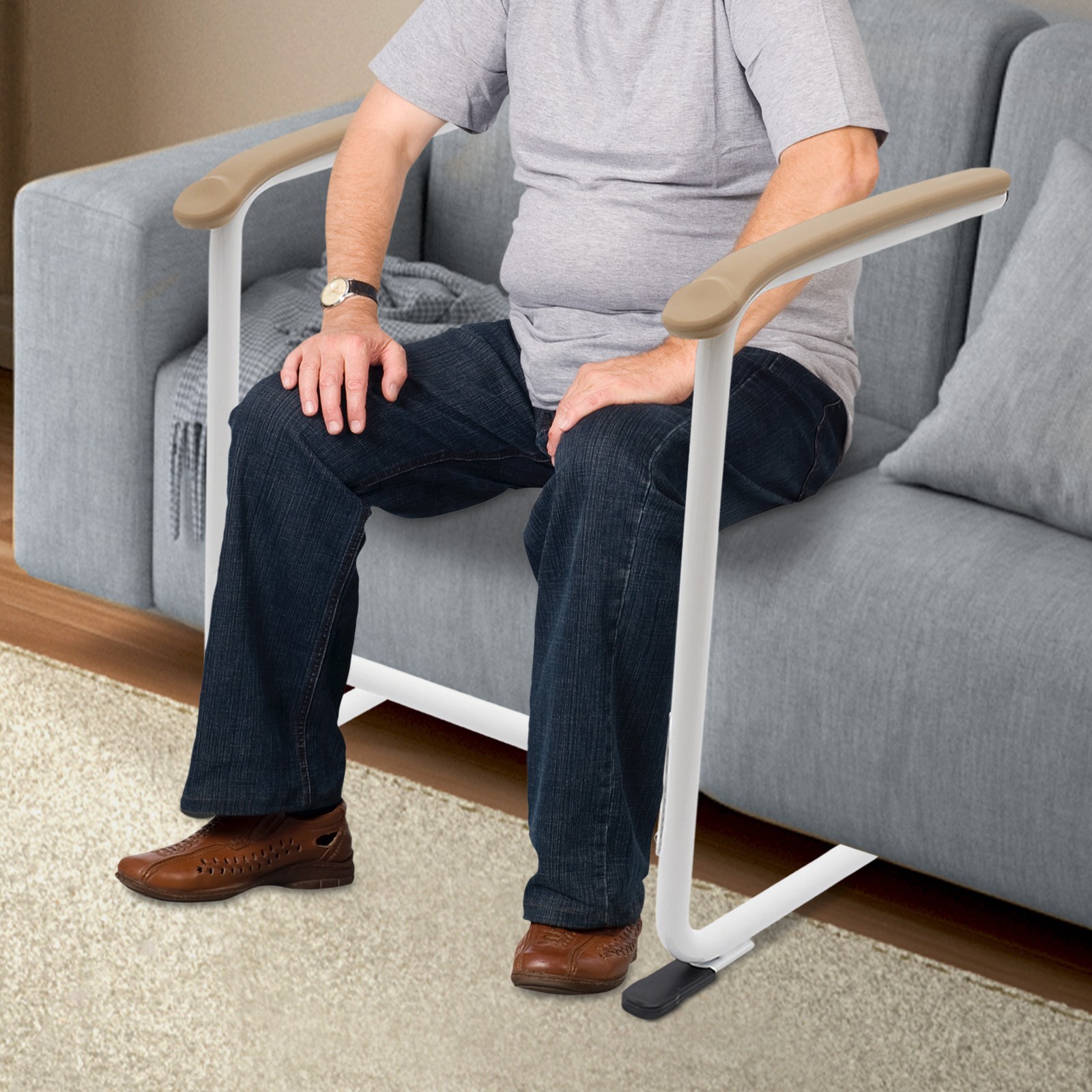 Chair Stand Assist Chair Lift Assist Devices Standing Aids For Seniors , Patient