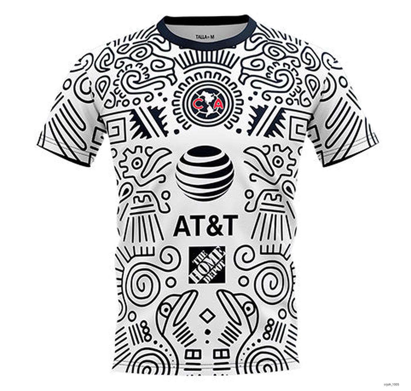 Personalise LIGA MX Club America Shirt 3D M03  Mexican Soccer S-5XL