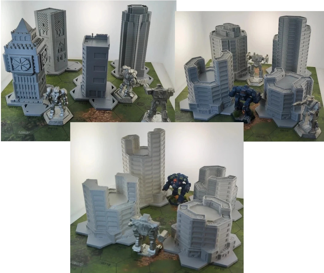 GREAT VALUE Tower hex 6mm terrain FAST SHIP|Alternate Wargaming Miniature