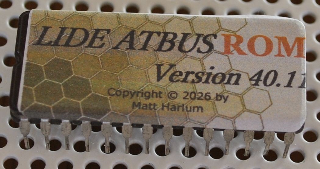 💾 LIDE ROM V40.11 BSC AT Bus 508/2008 AlfaData Alfapower IDE Controller - Retro
