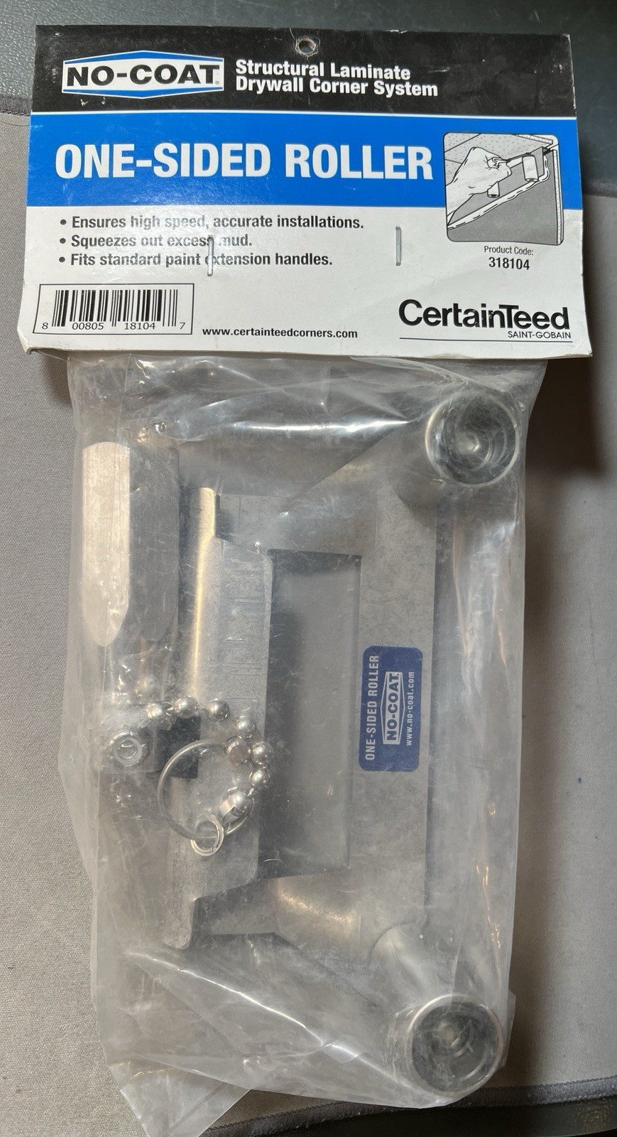 No-Coat One Sided Roller for Ultra-Flex Drywall Corner Bead *NEW*