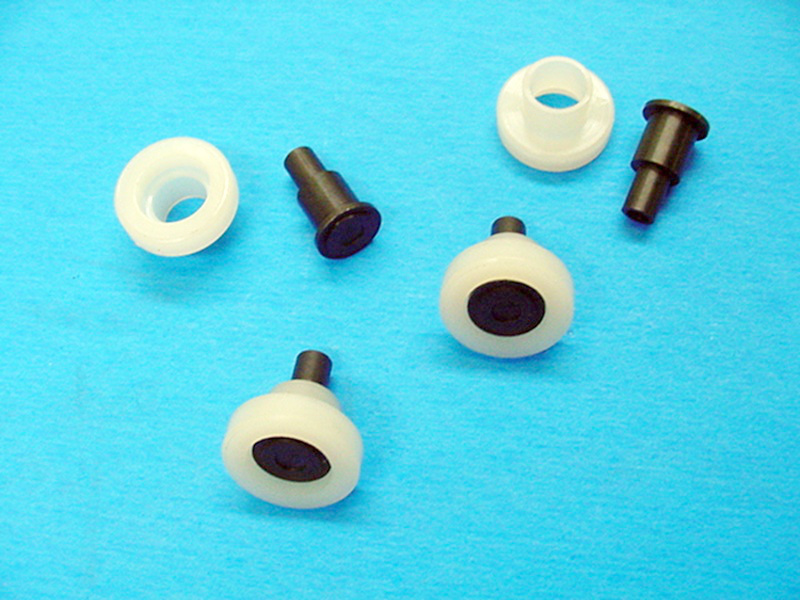 4 Buick Cad Chev Ponti Olds 1957-66 Door Quarter Window Regulator Rollers Rivets