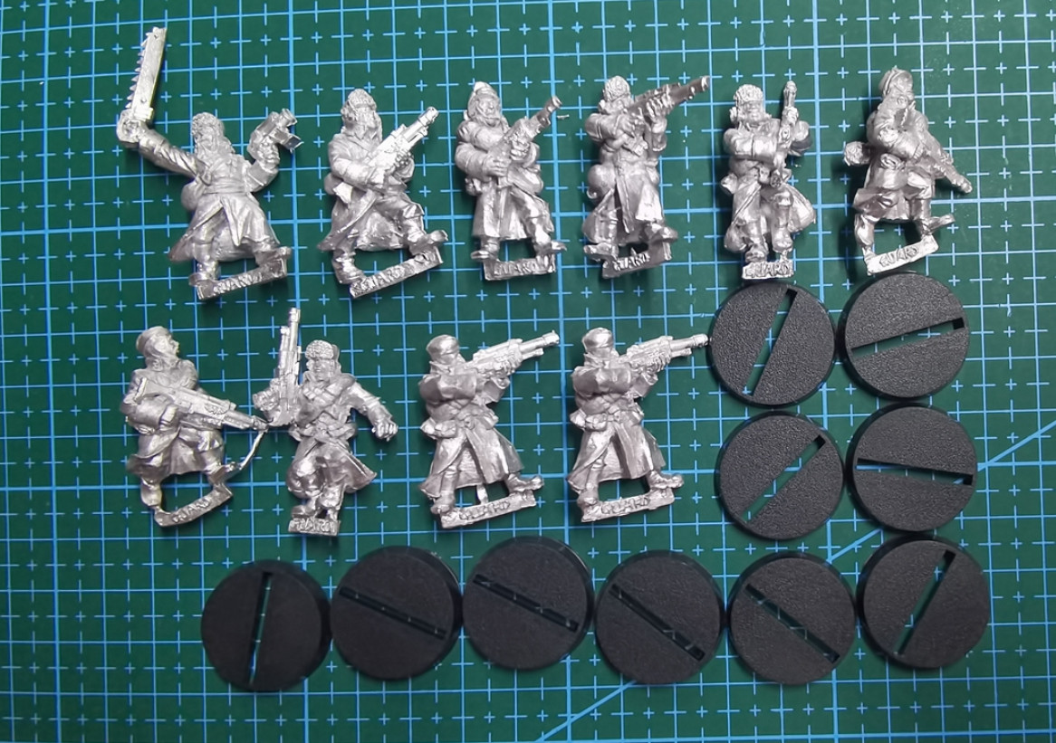 Uncolored model Valhallan Ice Warriors (metal) WOW