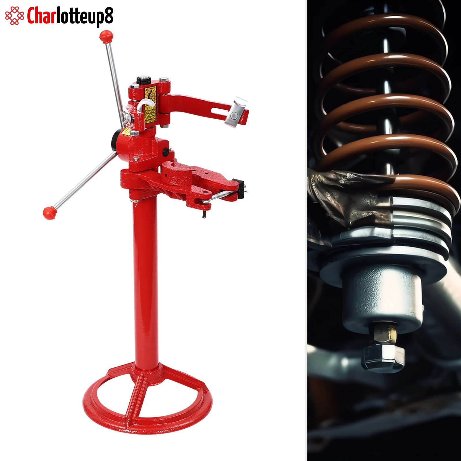 2200lbs Vehicle Auto Spring Compressor Hand Operate Strut Spring Compressor Tool