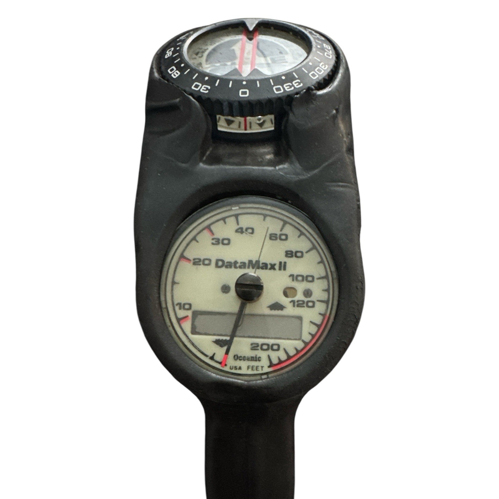 Oceanic Scuba Dive Regulator Data Max 2 PSIG 4,000 Gauges & Compass Untested