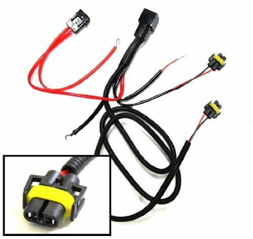 iJDMTOY H11 880 890 Relay Wiring Harness For HID Conversion Kit, Add-On Fog Ligh