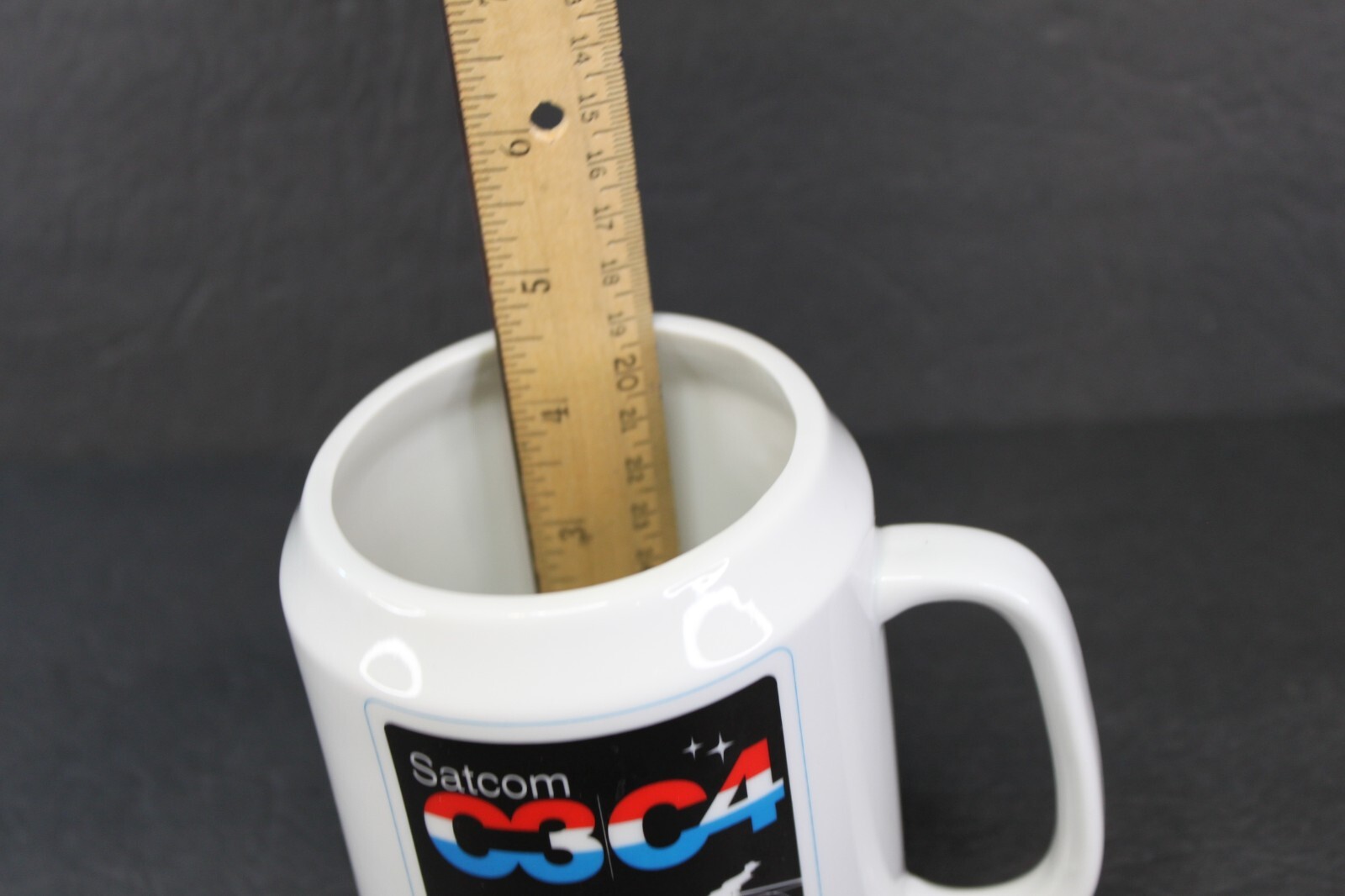 GE Astro Space Communications Satellite C3 C4 / C3C4 Cup Coffee Mug NICE
