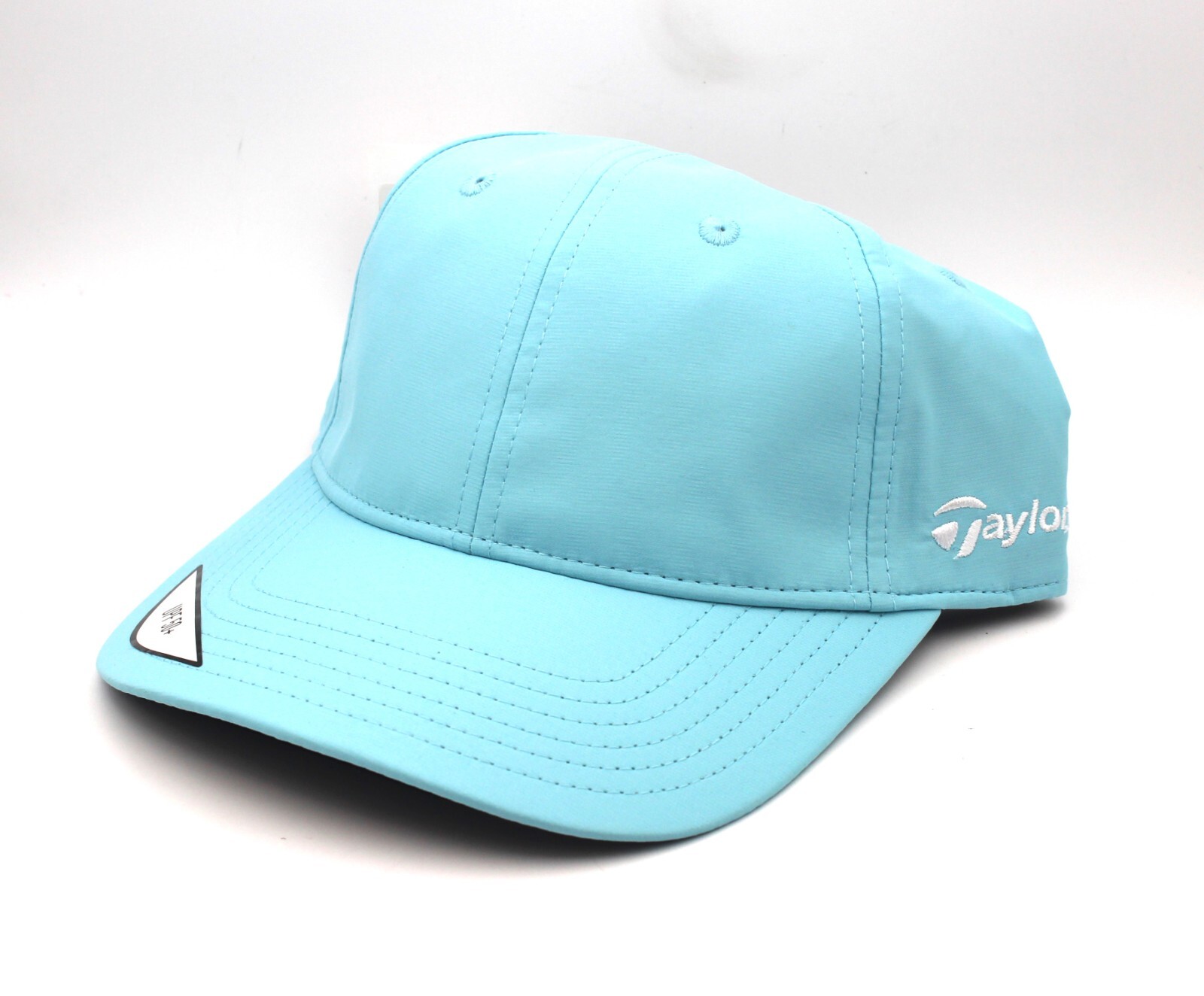 NEW TaylorMade Performance SPF 50+ Aqua Blue Adjustable Golf Hat Cap