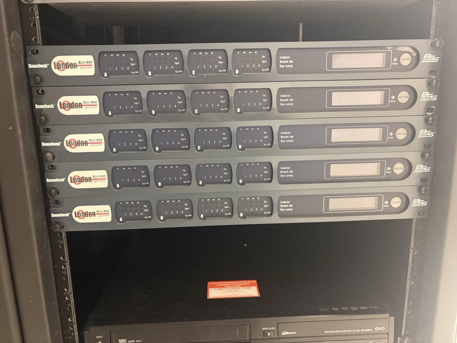 BSS Soundweb London Blu-800 Audio DSP Signal Processor BLU800