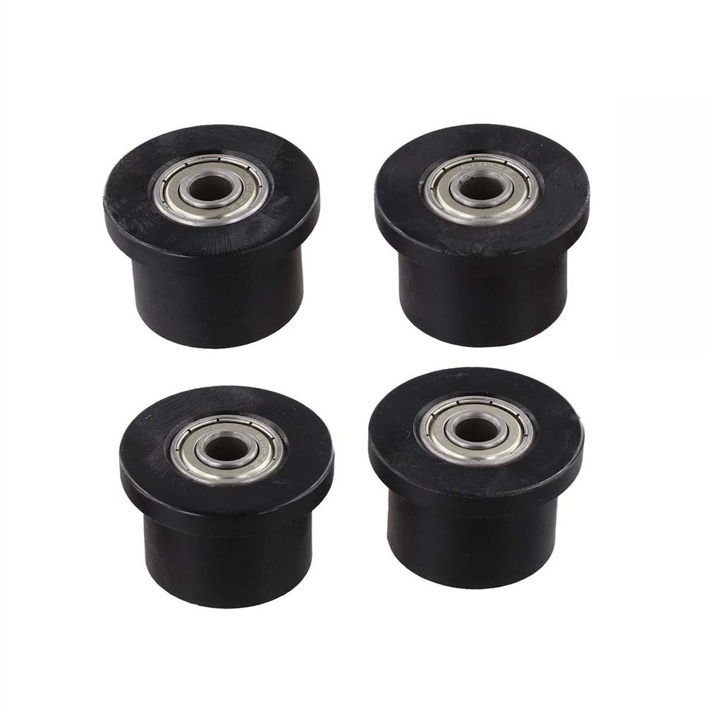 Rowing Machine Seat Roller Wheels 4pcs for High Intensity Training