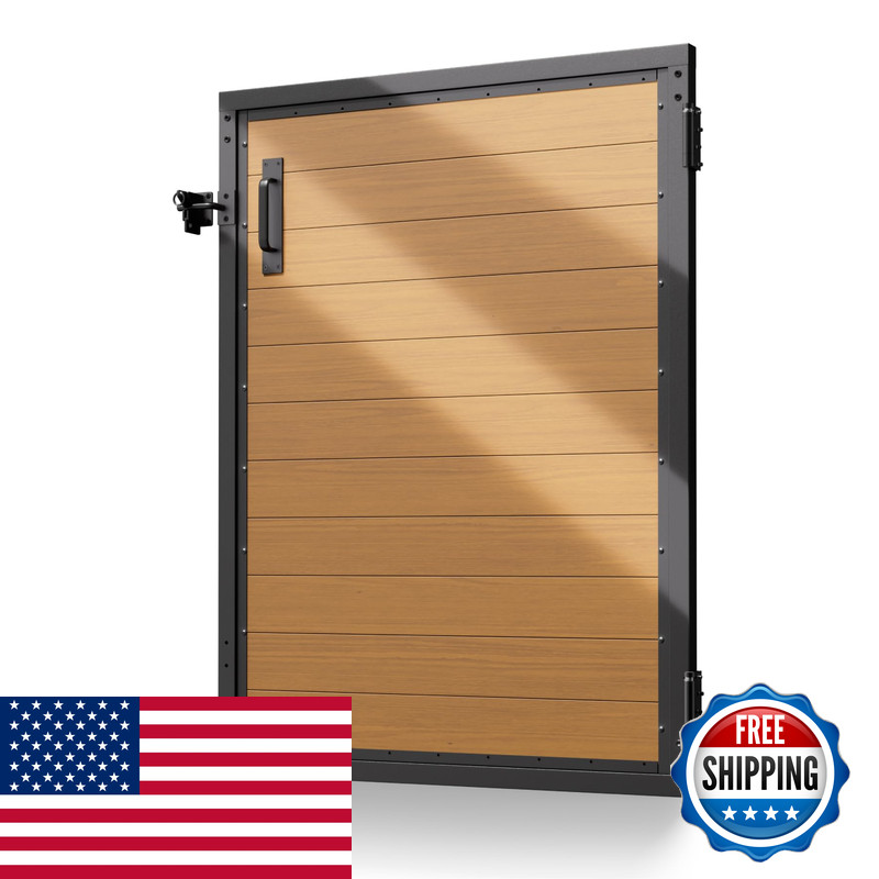 Uphode 3X4 Ft34.8 X 47.2 201 Stainless Steel Fence Gate Kit Heavy Duty Anti Sag