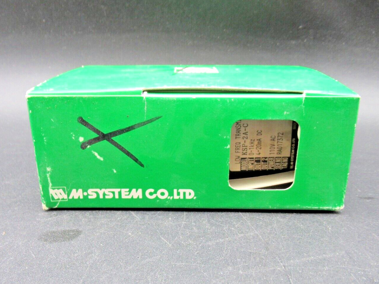 M-System KSP-2A-C K-Unit Signal Conditioner Low Freq Transmitter 110V NEW IN BOX