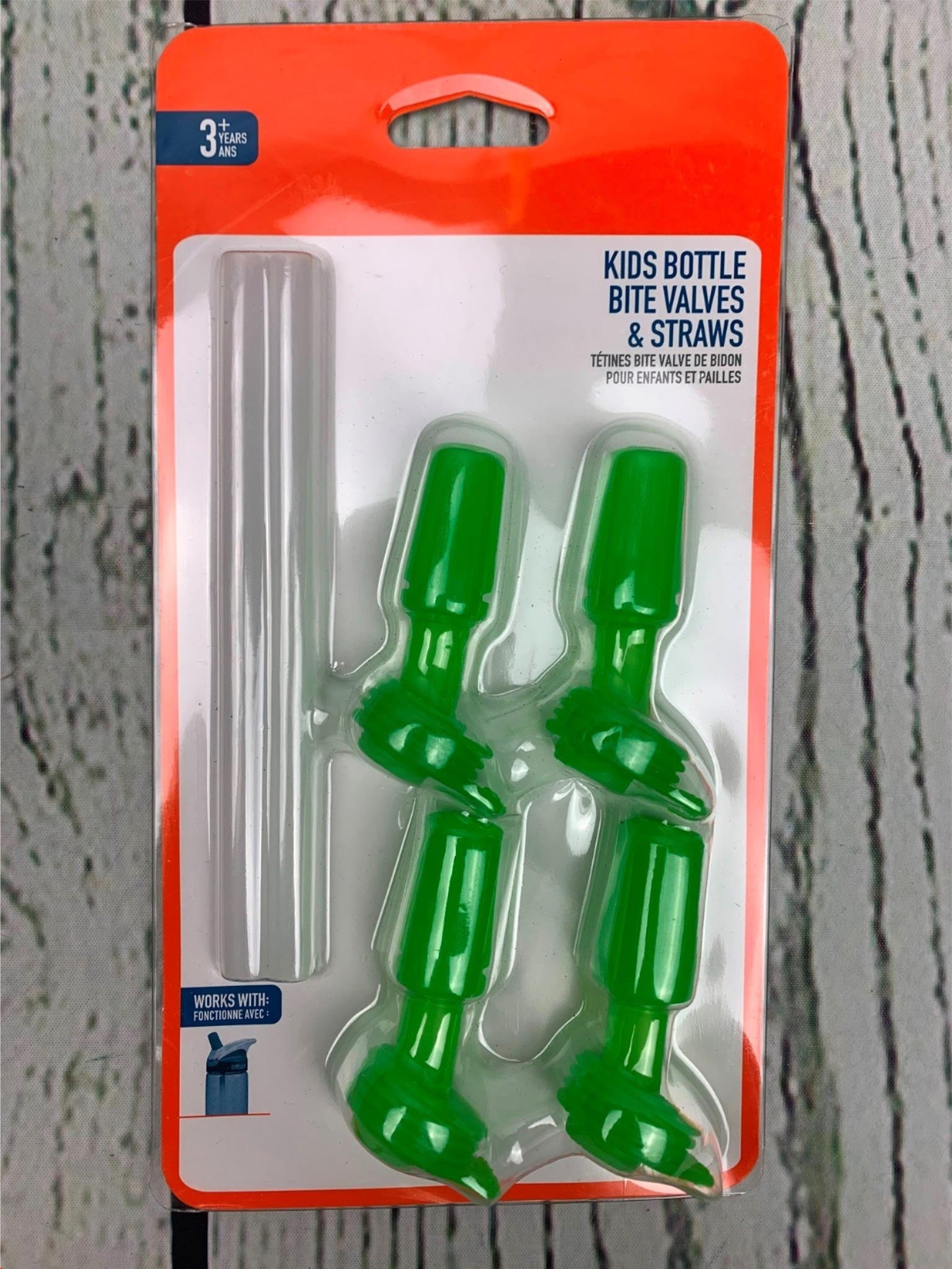 Kids Bite Valves Fit All Kids Water Bottle 4 Pack Green