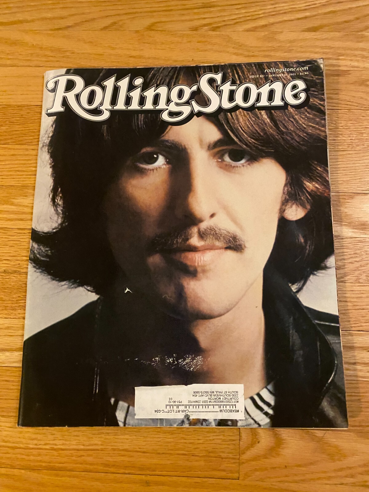 Rolling Stone Magazine Issue 887 January 17 2002 The Beatles George Harrison Vtg