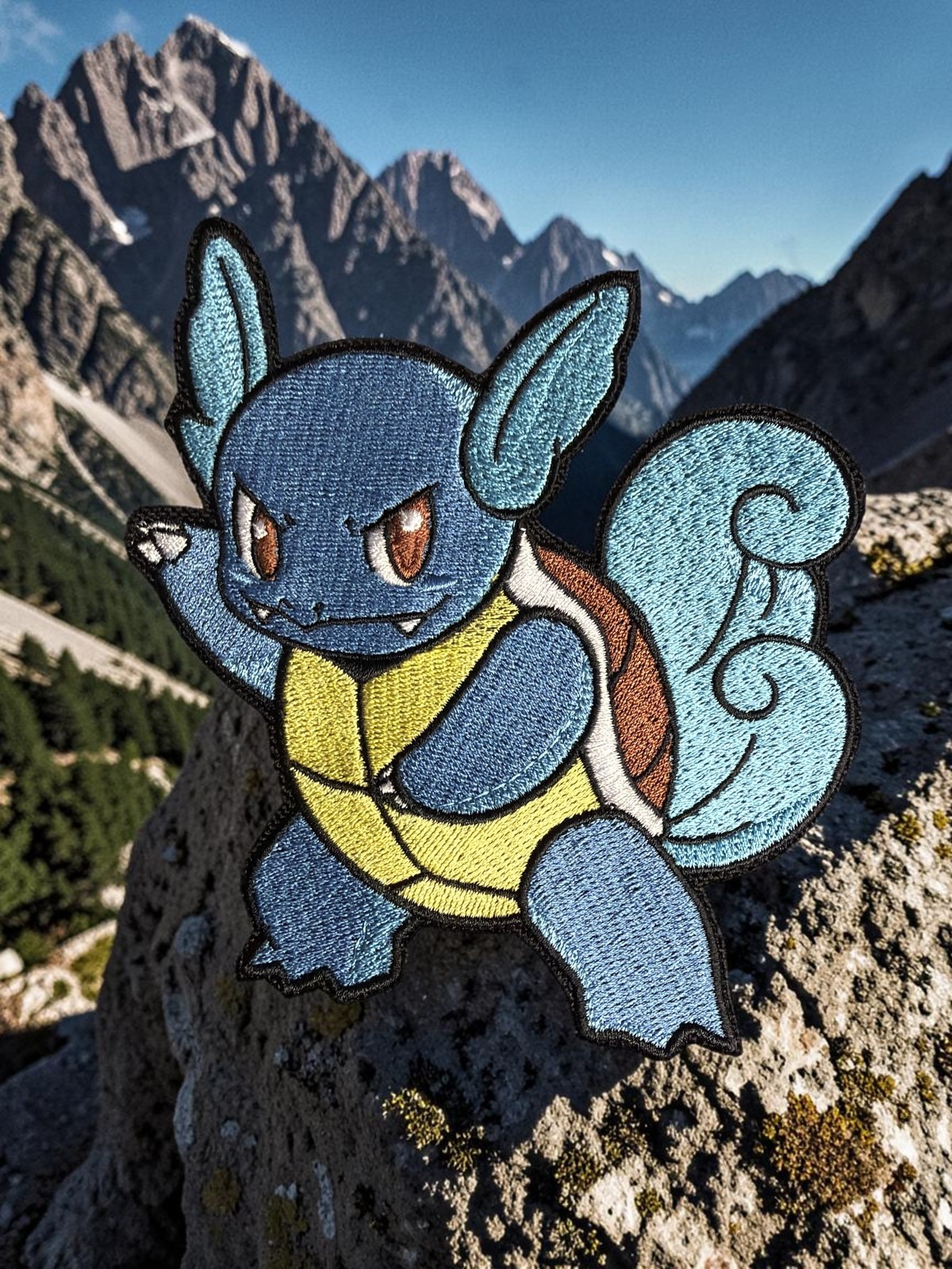 Wartortle Pokémon Embroidery Patch 3.57" - 5.57"