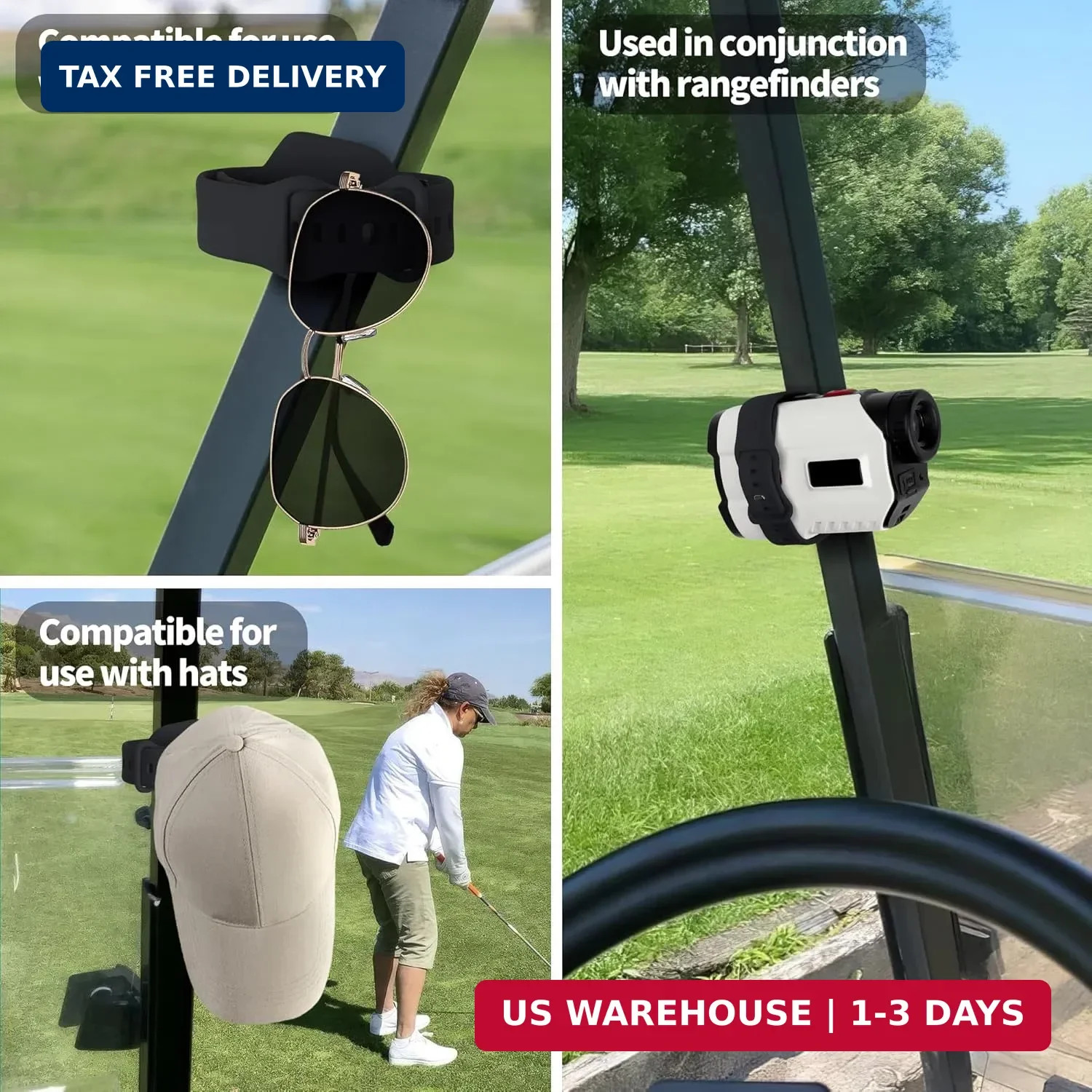 Rangefinder Magnetic Strap for Golf - Adjustable Range Finder Holder with Strong