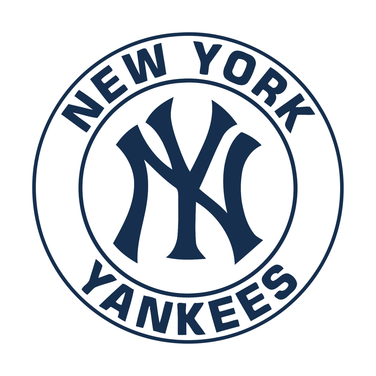 New York Yankees 3" Decal / MLB / FREE SHIPPING (BUY2 GET 1 FREE)