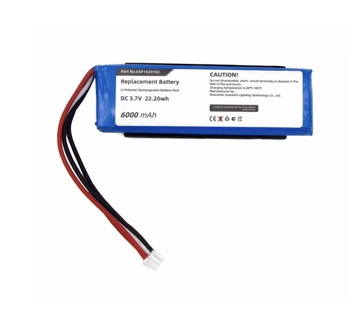 6000mAh Battery for GSP1029102, MLP912995-2P Charge 2 Plus, Charge 2+