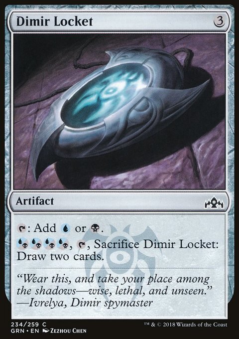 MTG Magic the Gathering Dimir Locket (234/291) Guilds of Ravnica LP