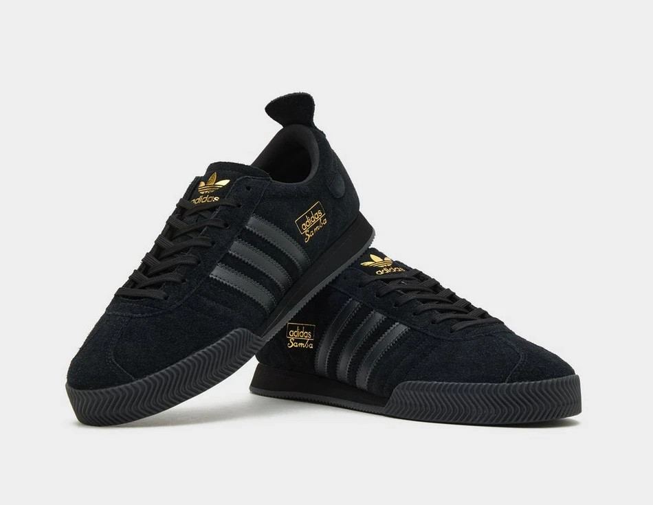 adidas Originals Men's Samba 62 Shoes in Black