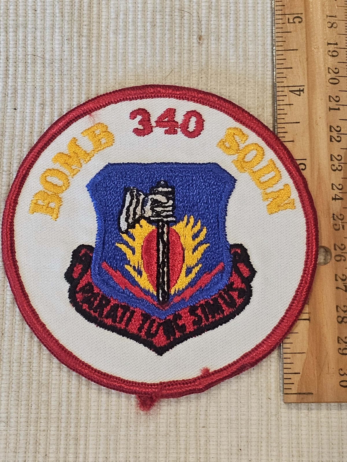 1960s USAF Air Force Vietnam Made Cold War 340th Bombardment Squadron Patch L@@K
