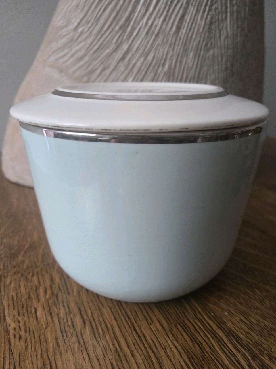 Universal Ballerina Blue Mist Aqua Refrigerator Canister with Lid
