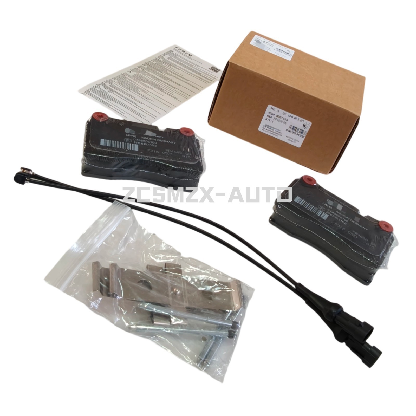 For 2009-2013 C6 Corvette ZR1 NEW 22956256 Carbon Ceramic Rear Brake Pad Kit
