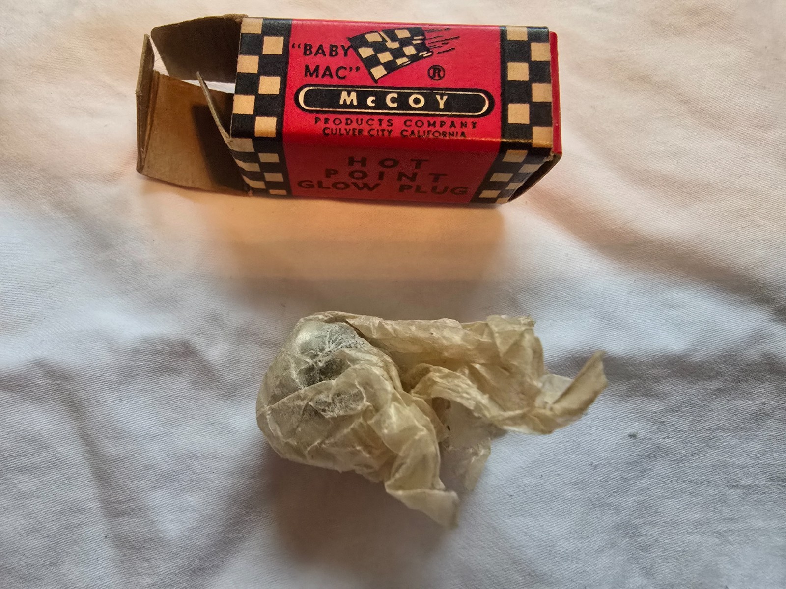 McCoy Hot Point Glow Plug "Baby Mac" For Model Airplane Engine - New