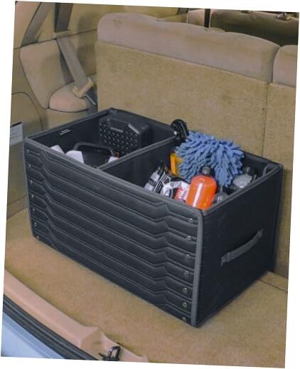 Trunk Storage 17.7" Collapsible Crate For Groceries, Tools & Travel Highway 17