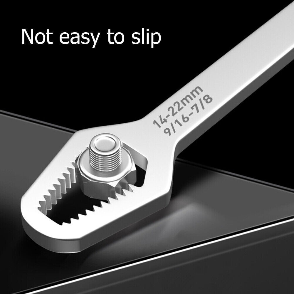 TWO 8-22mm Universal Torx Wrenches Self-tightening Adjustable Both Ends Tools