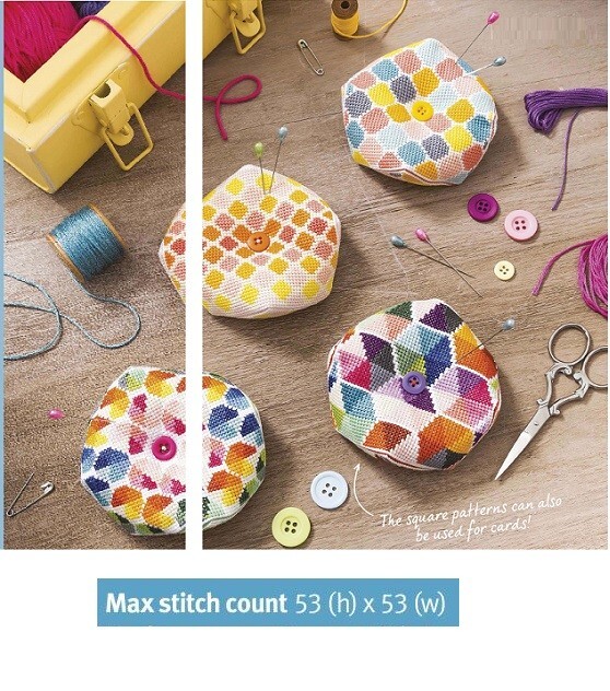 GEOMETRIC BISCORNUS   CROSS STITCH PATTERN ONLY    EK - RPR