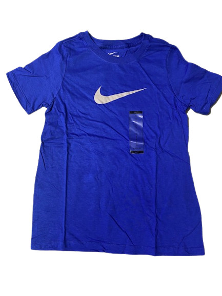 Nike Boys Grey Swoosh Tee  aq7393-480