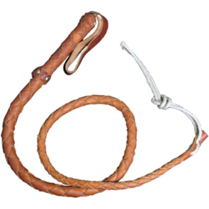 Denix Mini Bullwhip Genuine Tan Spanish Leather Construction 40" Overall Length