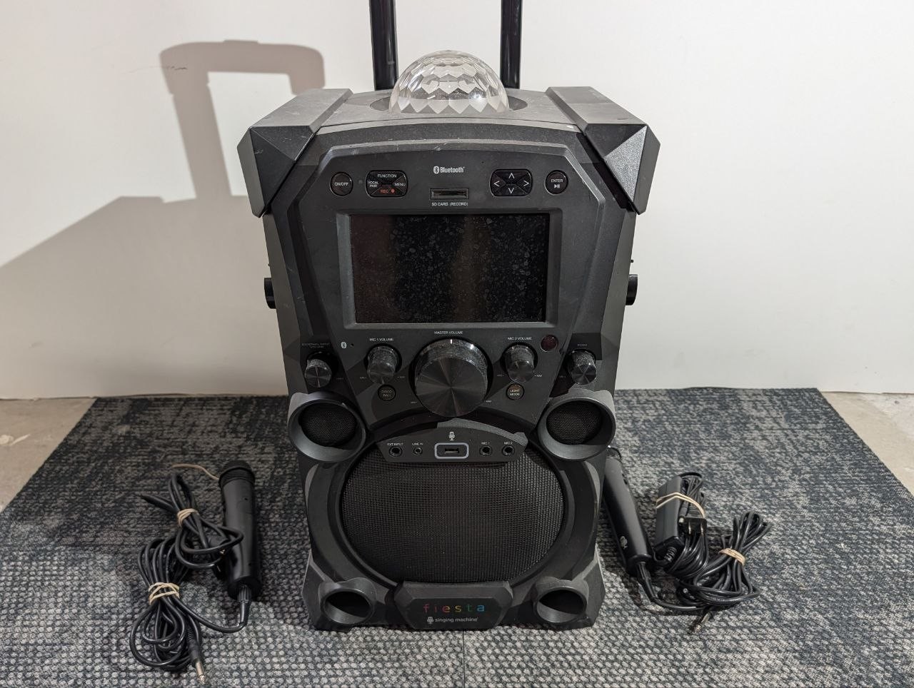Singing Machine SDL9037 Karaoke System with 2 Microphones Home Audio
