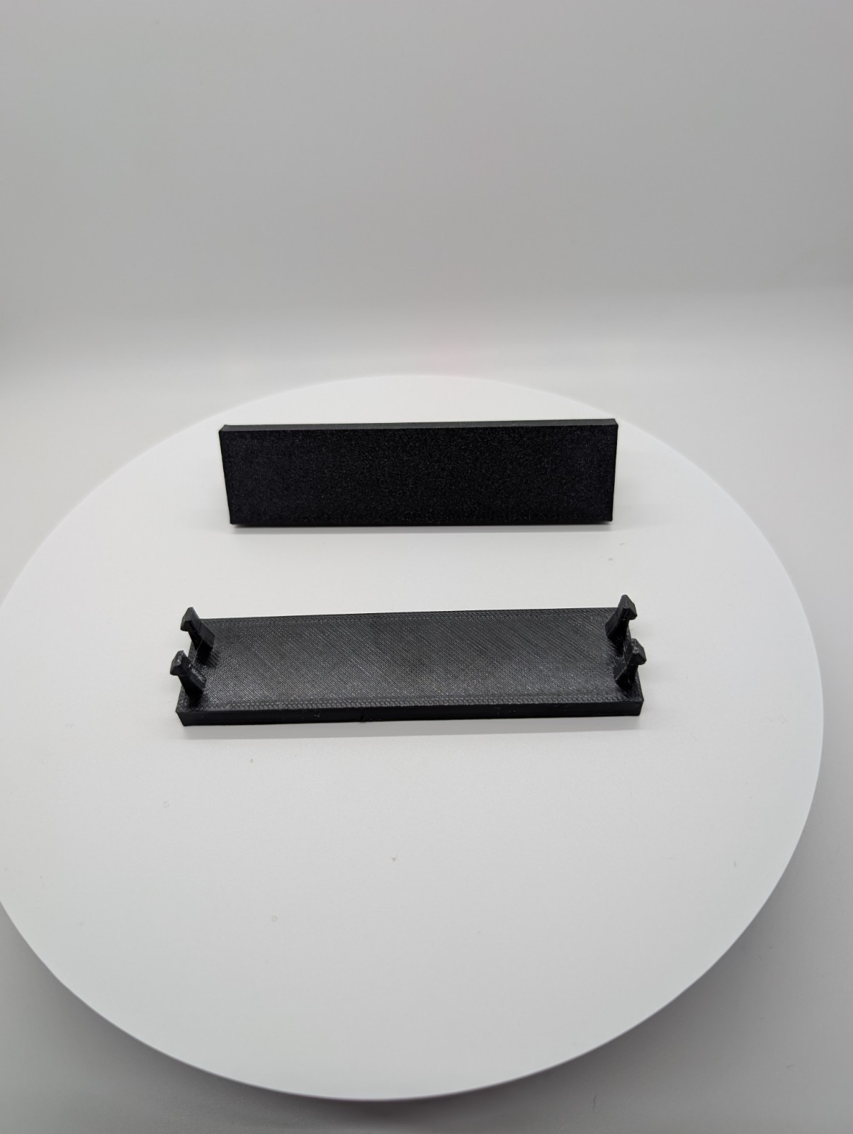 2x - 3.5 inch disk drive bay cover Solid black replacement