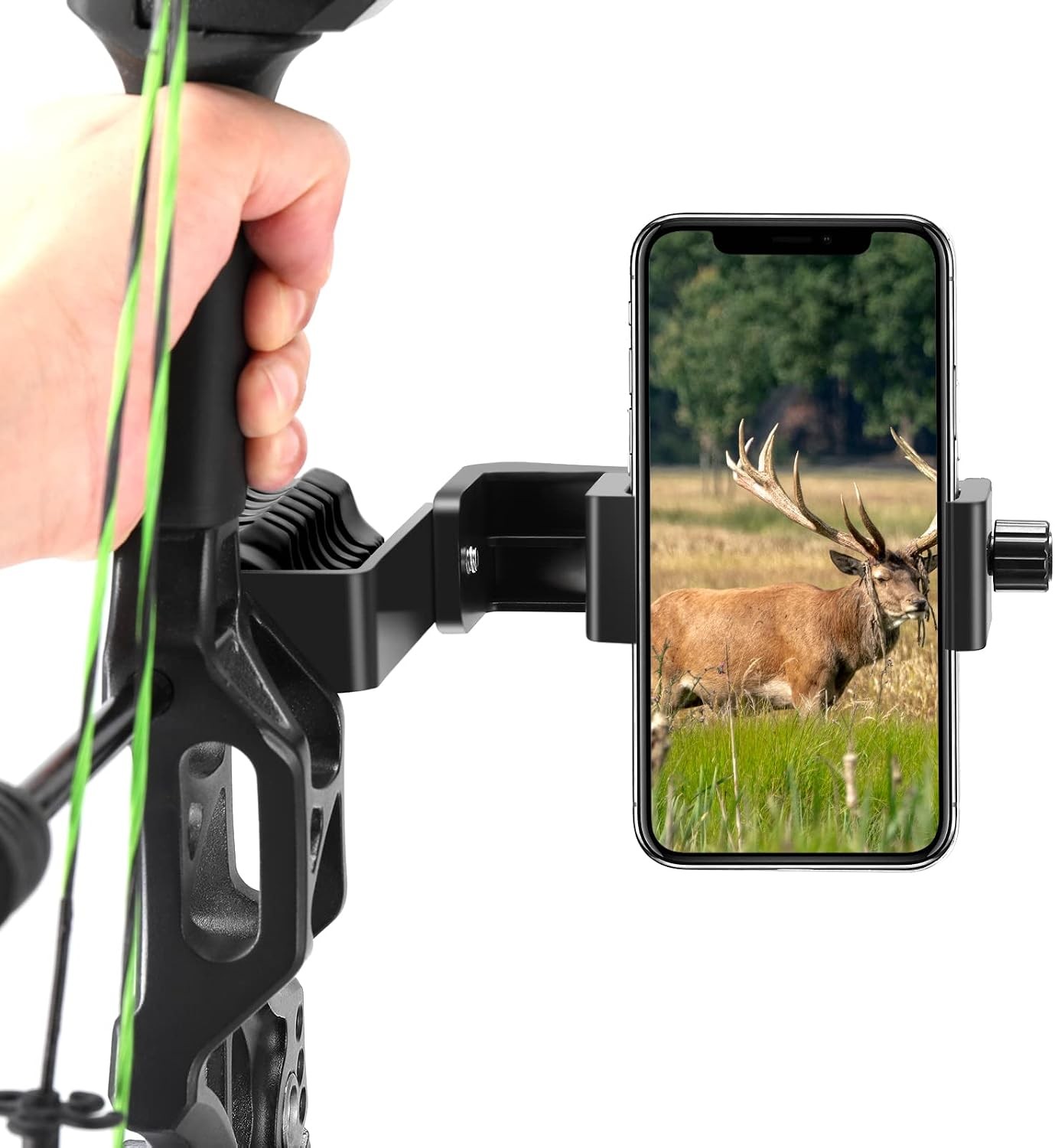 Universal Cell Phone Holder Mount 360° Smartphone Compound Bow Adapter for Smart