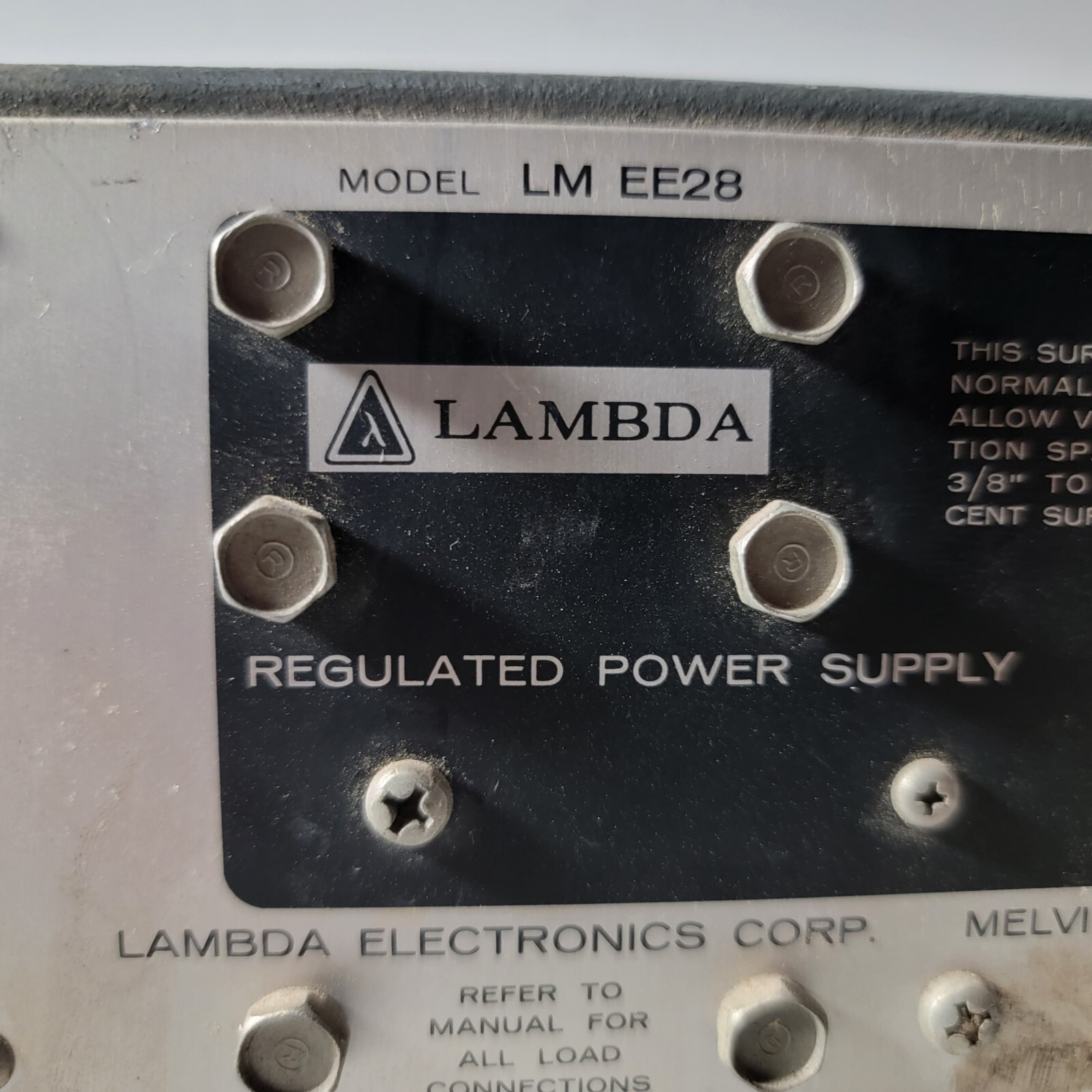 Lambda LM-EE28 Regulated DC Power Supply 28V 13A