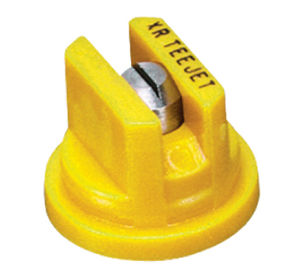 XR8002VS Teejet Nozzle, Extended Range Flat Spray Tip, Yellow