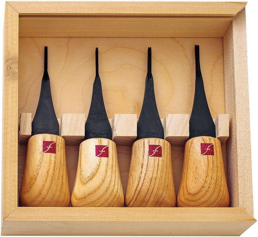 Flexcut Micro Palm High Carbon Steel Tools Carving Blades Wood Handles - FR804