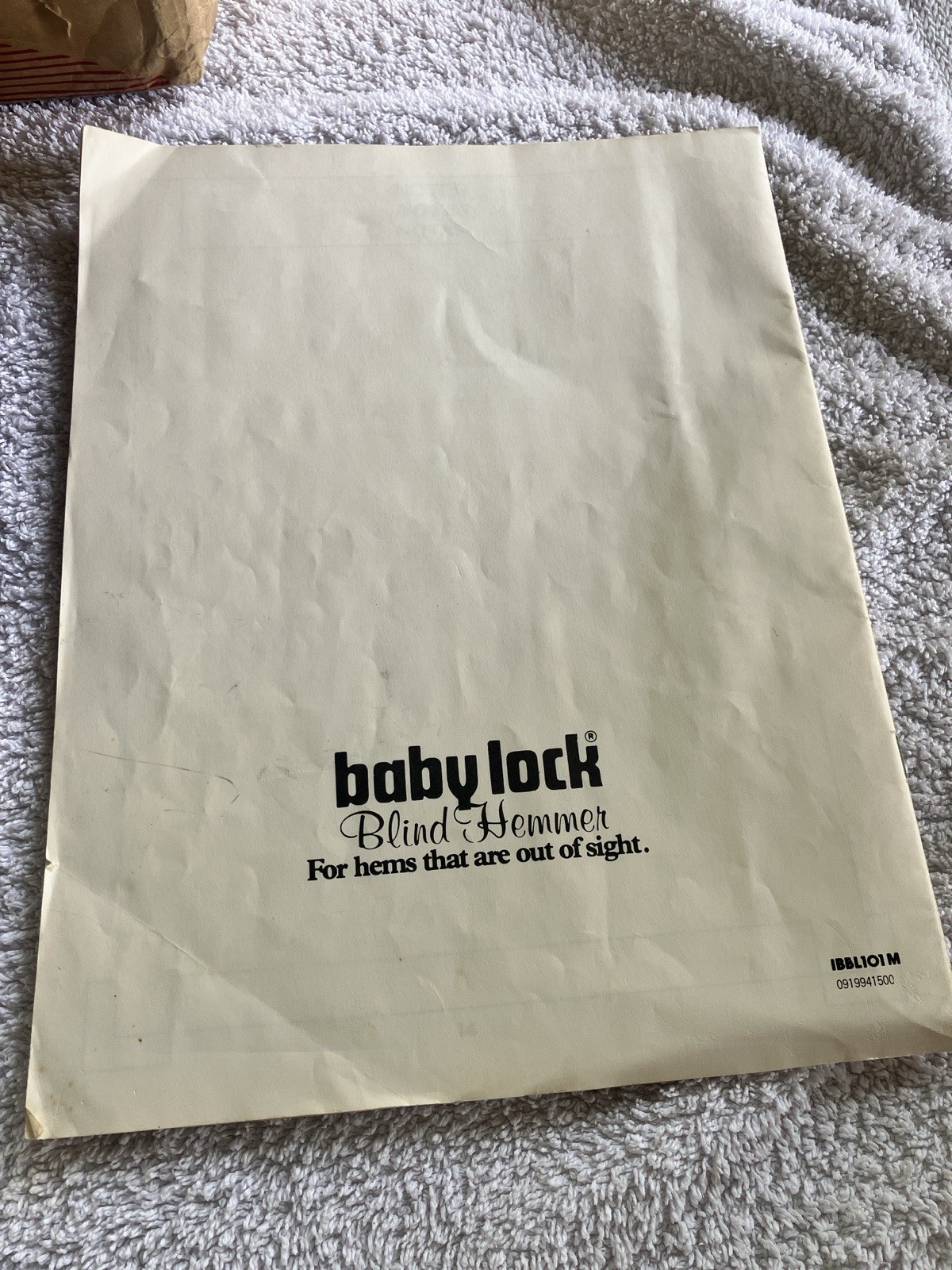Baby Lock BL-101 Blind Stitch