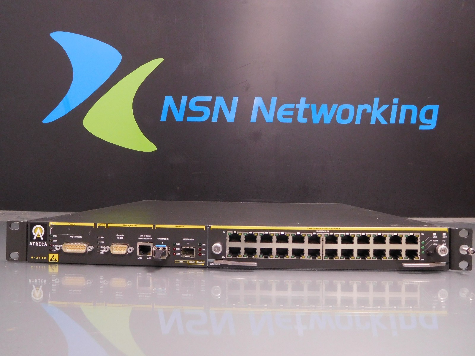 Atrica A-2140 AT20003 Optical Ethernet Edge 24-Port Redundant Power Supplies #B