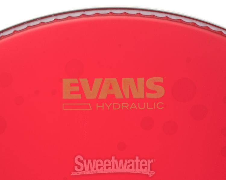 Evans Hydraulic Red Coated Snare Head - 14"