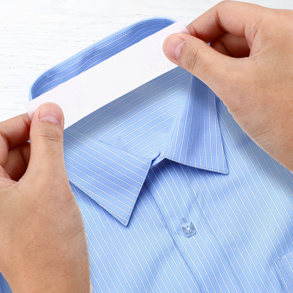 6 Rolls Neck Stain Protector Collar Tape for Shirt Invisible Anti-sweat Sticker
