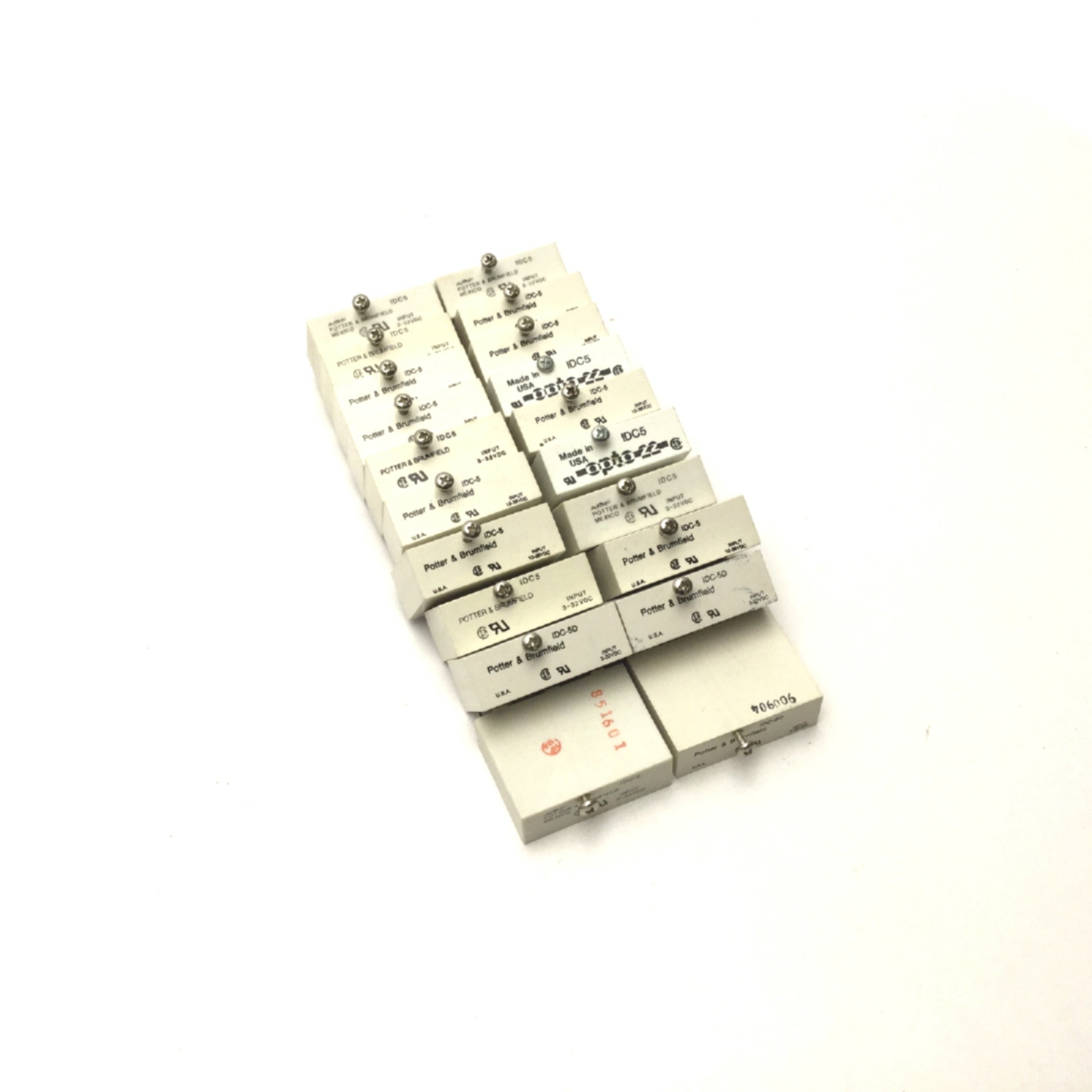 Lot Of 20 Potter & Brumfield IDC5 Solid State Relay DC Input Module Logic: 5VDC